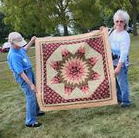 Diana Donnelly from Wisconsin won the Wallhanging.